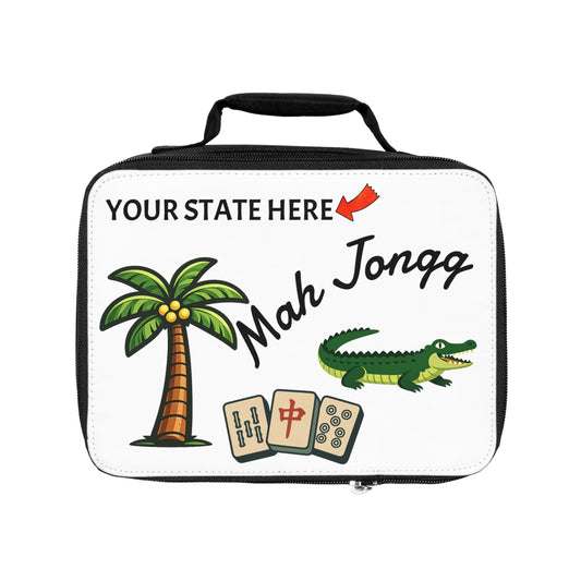 State Mah Jongg Insulated Lunch Bag | Mah Jongg Game Day Lunch