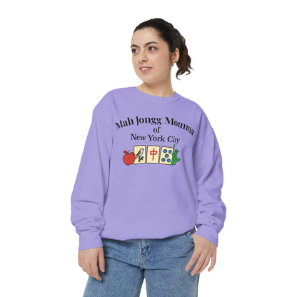 Mah Jongg Momma of New York City Crewneck Sweatshirt - Mahjong Tournament Sweatshirt