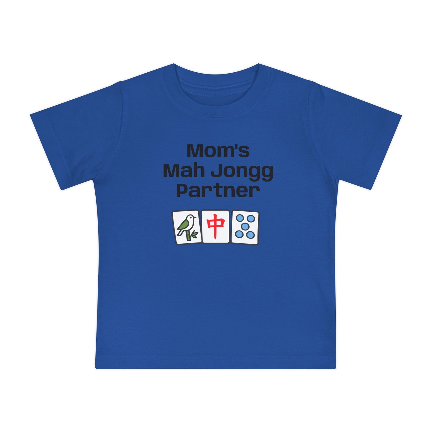 Mom's Mah Jongg Partner T-Shirt - Cute Mahjong Infant Tee