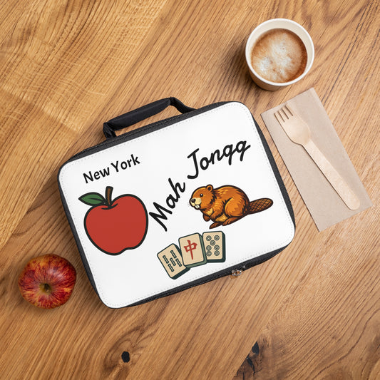 New York Mah Jongg Insulated Lunch Bag | Mah Jongg Game Day Lunch