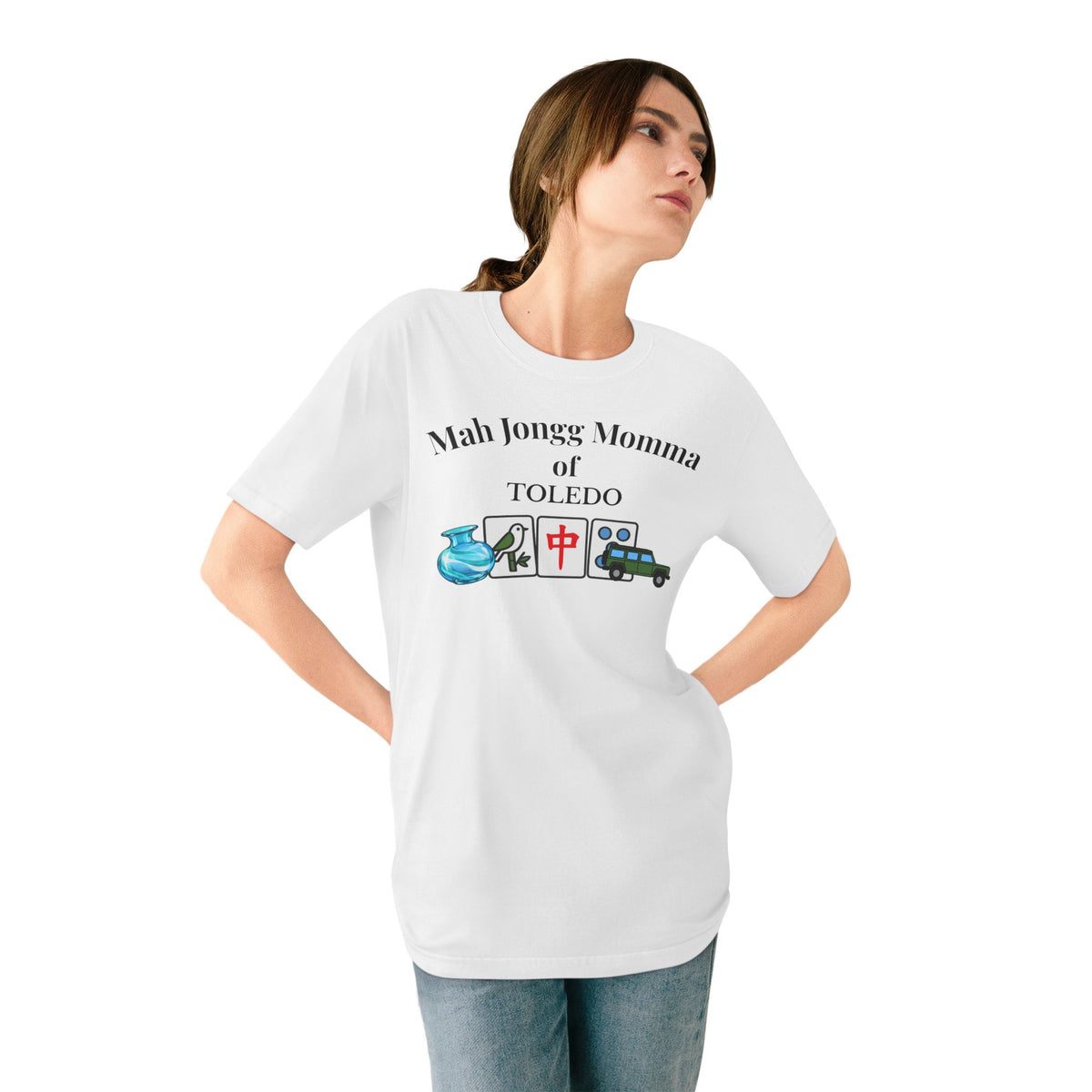 Toledo Mah Jongg Momma T-Shirt - Mahjong Tiles - for Mah Jongg Game Day