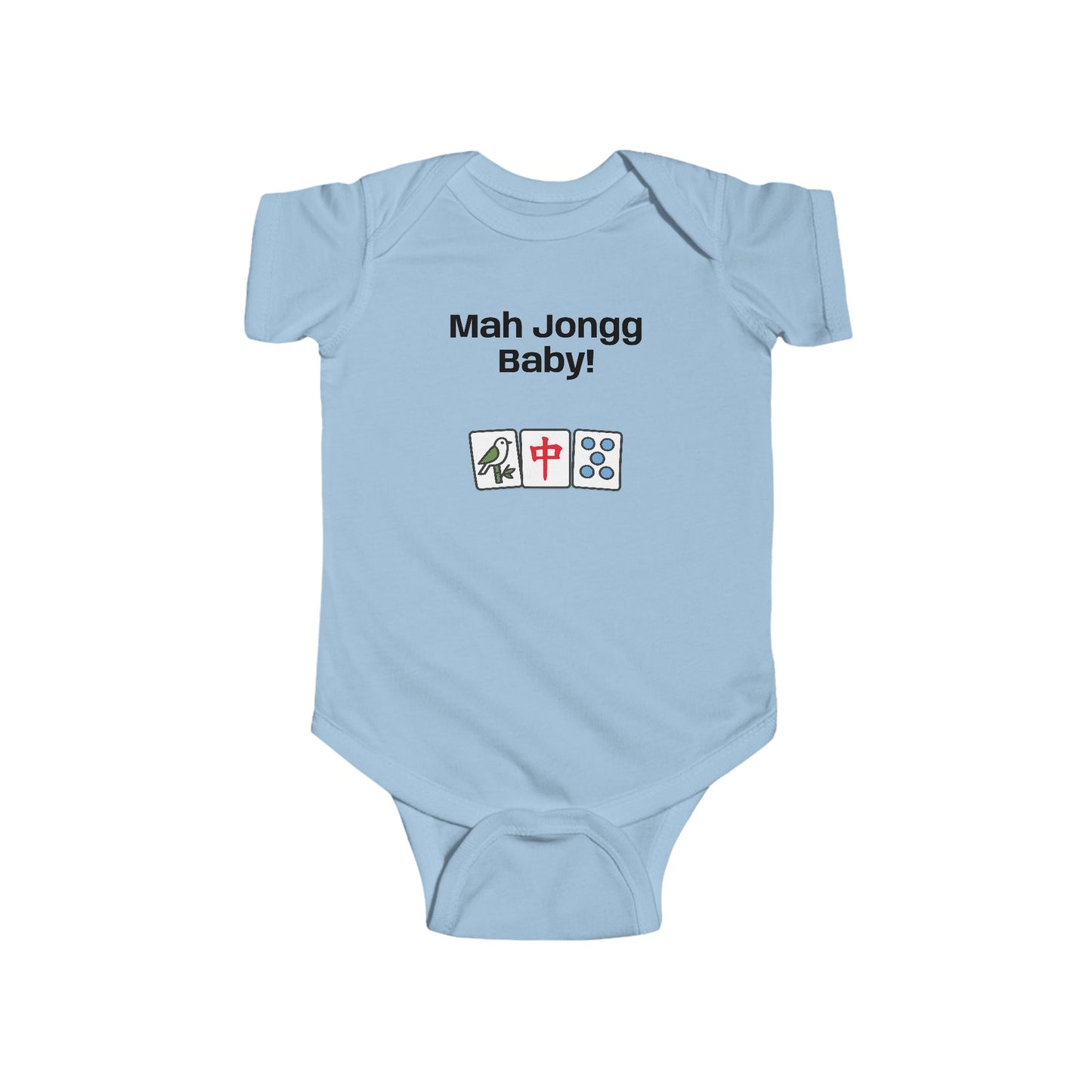 Mah Jongg Baby! Infant Bodysuit - Cute Mahjong Tiles Onesie for Newborns & Baby Showers