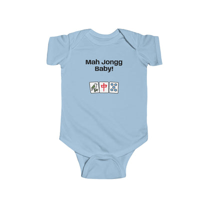Mah Jongg Baby! Infant Bodysuit - Cute Mahjong Tiles Onesie for Newborns & Baby Showers