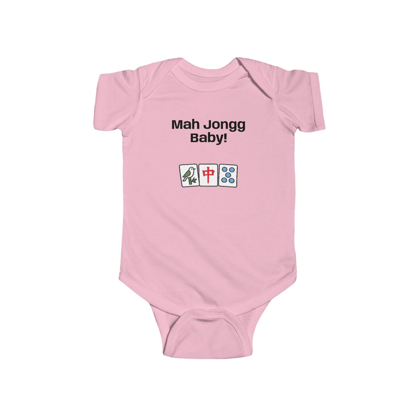 Mah Jongg Baby! Infant Bodysuit - Cute Mahjong Tiles Onesie for Newborns & Baby Showers