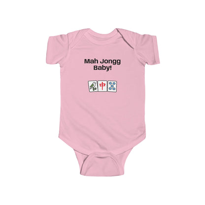 Mah Jongg Baby! Infant Bodysuit - Cute Mahjong Tiles Onesie for Newborns & Baby Showers