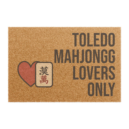 Toledo Mahjongg Lovers Only Doormat | Perfect for Mah Jongg Game Night