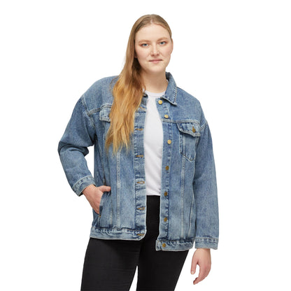 Mah Jongg Women's Denim Jacket - Jew Jersey - For Mah Jong Player