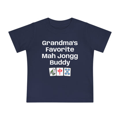 Grandma's Favorite Mah Jongg Buddy T-Shirt - Cute Mahjong Infant Tee