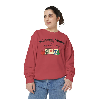 Mah Jongg Momma of New York City Crewneck Sweatshirt - Mahjong Tournament Sweatshirt