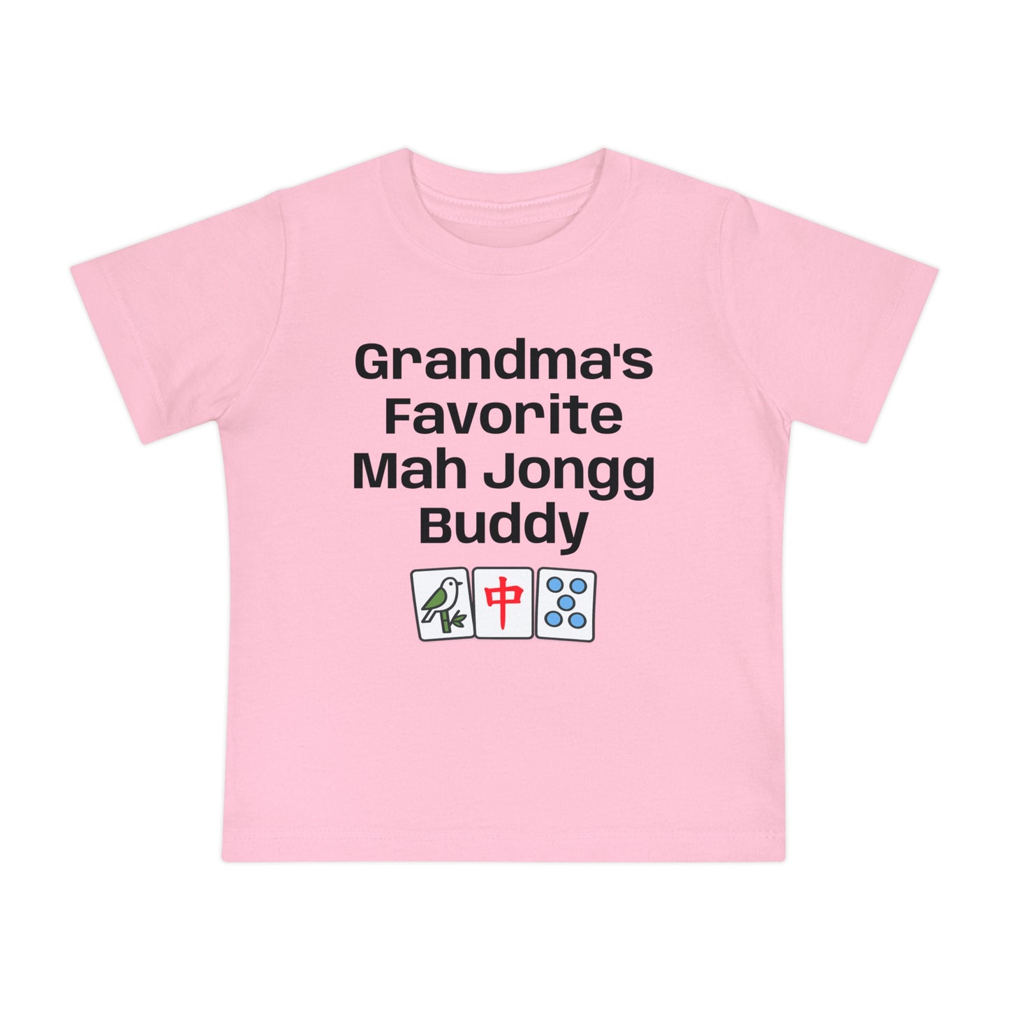 Grandma's Favorite Mah Jongg Buddy T-Shirt - Cute Mahjong Infant Tee