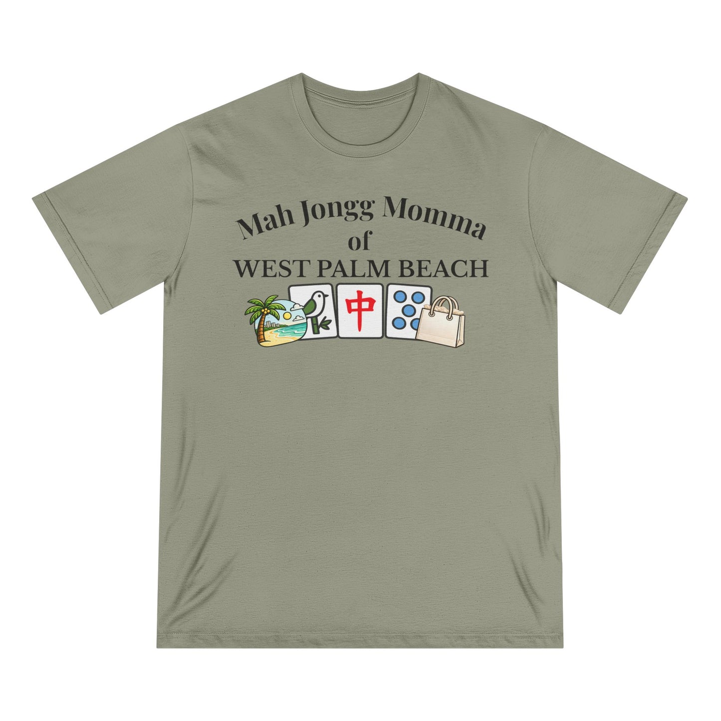 West Palm Beach Mah Jongg Momma T-Shirt - Mahjong Tiles - for Mah Jongg Game Day