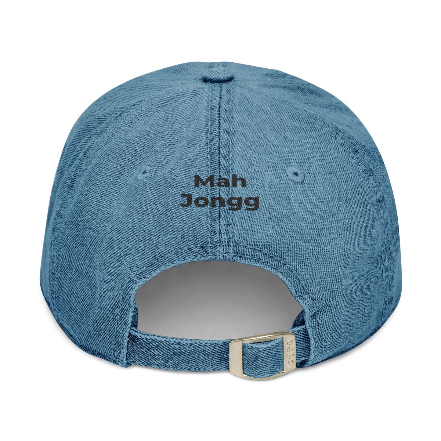 Just One More Hand Mah Jongg Embroidered  Jean Hat - For MahJong Players