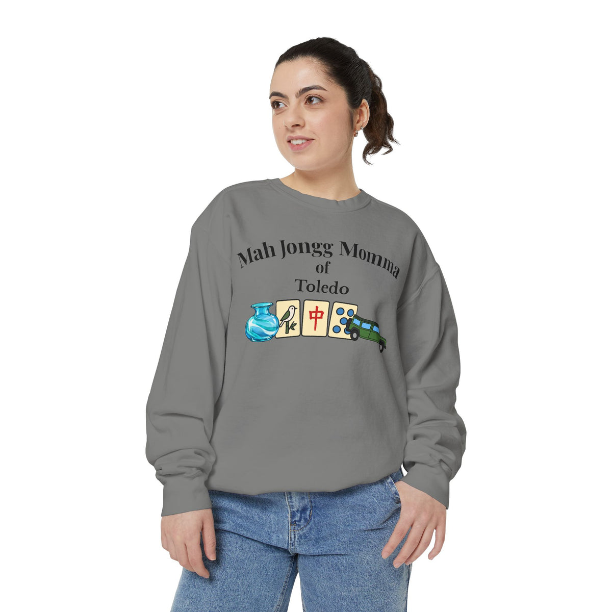 Mah Jongg of Toledo Crewneck Sweatshirt - Mahjong Tournament Sweatshirt
