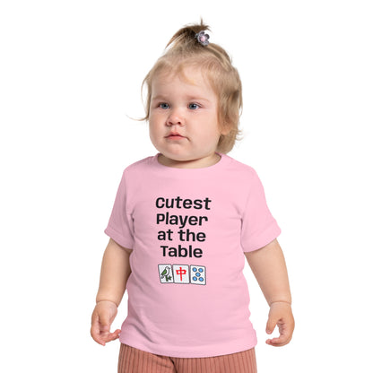 Cutest Player at the Table T-Shirt - Cute Mahjong Infant Tee