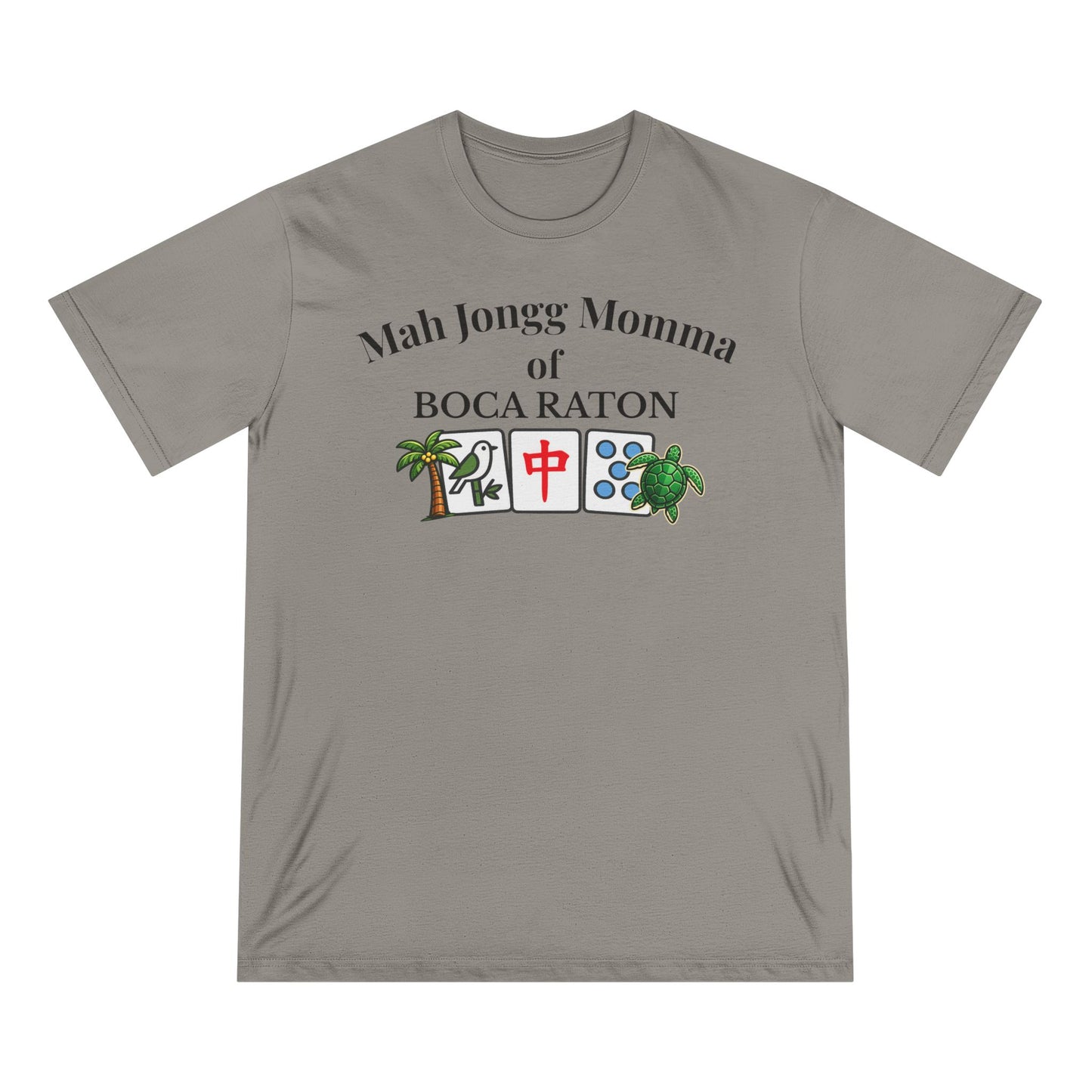 Boca Raton Mah Jongg Momma T-Shirt - Mahjong Tiles - for Mah Jongg Game Day