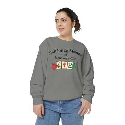 Mah Jongg Momma of New York City Crewneck Sweatshirt - Mahjong Tournament Sweatshirt