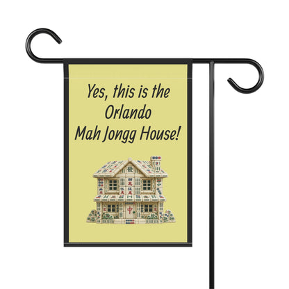 Mah Jongg:"Yes, This Is the Orlando Mah Jongg House!" Yellow Mah Jongg Flag