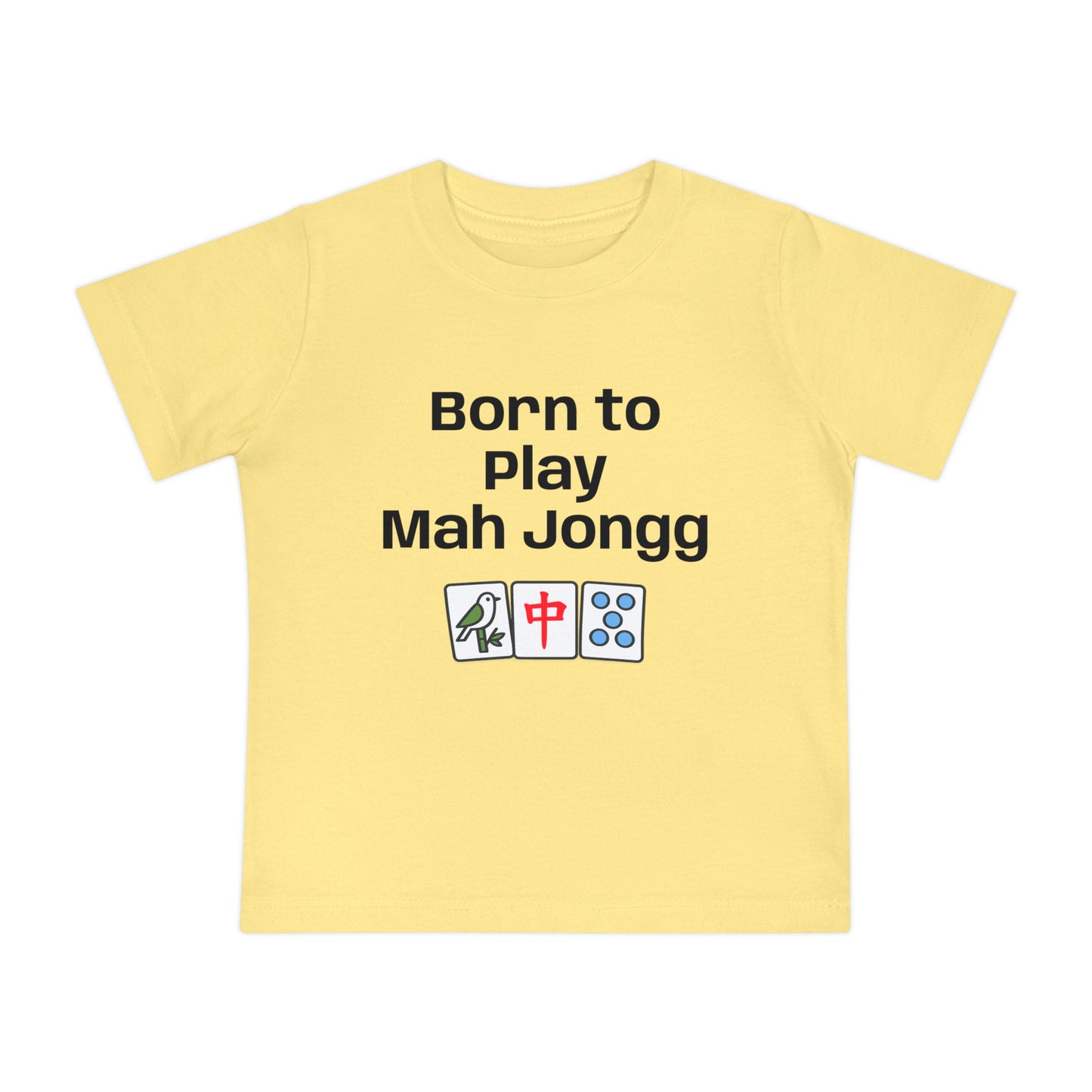 Born To Play Maj Jongg T-Shirt - Cute Mahjong Infant Tee