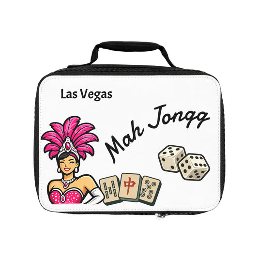 Las Vegas Mah Jongg Insulated Lunch Bag | Mah Jongg Game Day Lunch