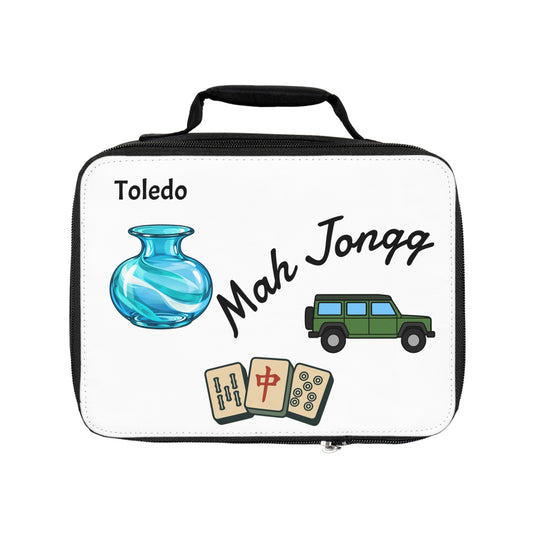 Toledo Mah Jongg Insulated Lunch Bag | Mah Jongg Game Day Lunch