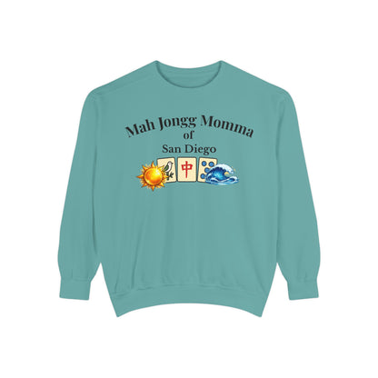Mah Jongg Momma of San Diego Crewneck Sweatshirt - Mahjong Tournament Sweatshirt