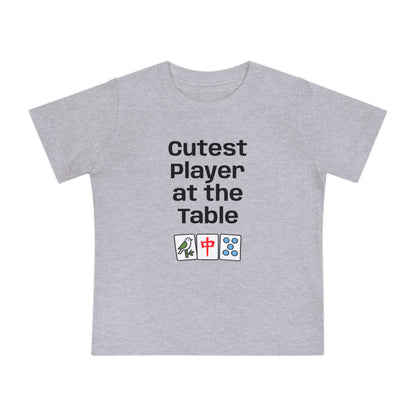 Cutest Player at the Table T-Shirt - Cute Mahjong Infant Tee