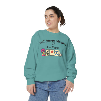 Mah Jongg Momma of Las Vegas Crewneck Sweatshirt - Mahjong Tournament Sweatshirt