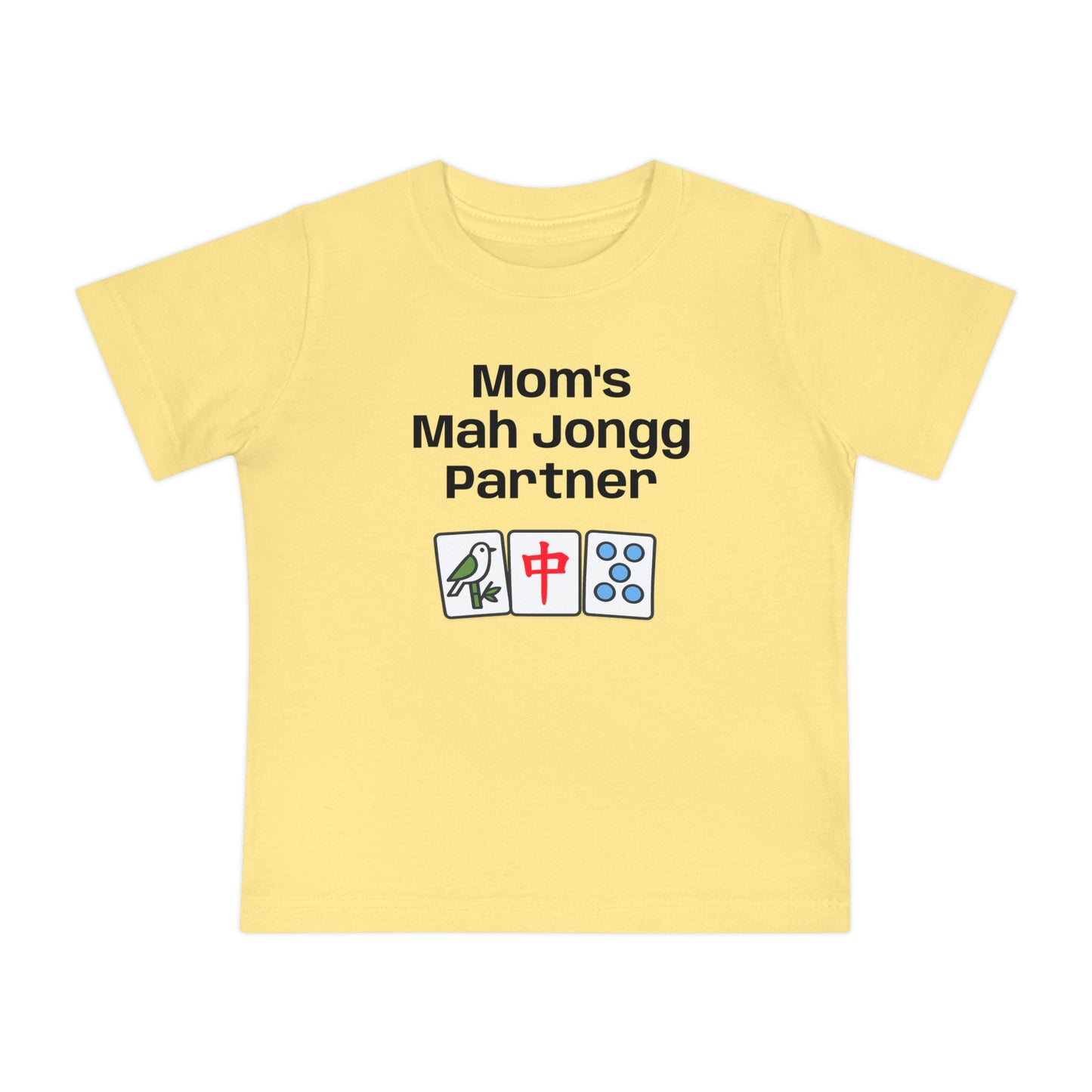 Mom's Mah Jongg Partner T-Shirt - Cute Mahjong Infant Tee