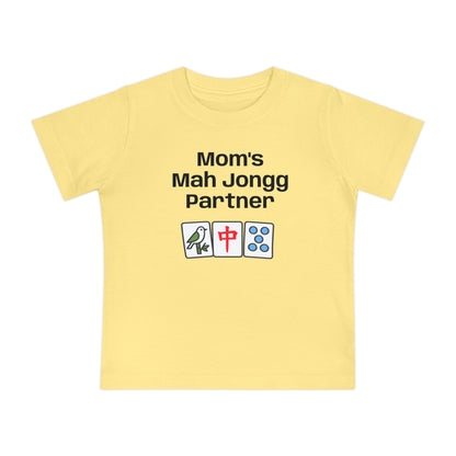Mom's Mah Jongg Partner T-Shirt - Cute Mahjong Infant Tee