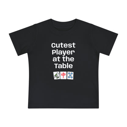 Cutest Player at the Table T-Shirt - Cute Mahjong Infant Tee
