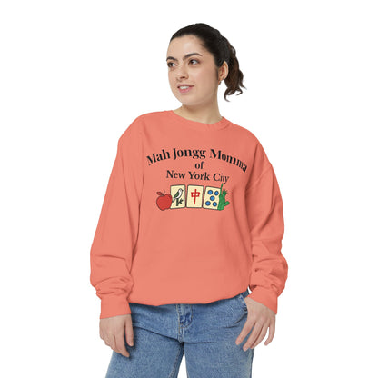 Mah Jongg Momma of New York City Crewneck Sweatshirt - Mahjong Tournament Sweatshirt