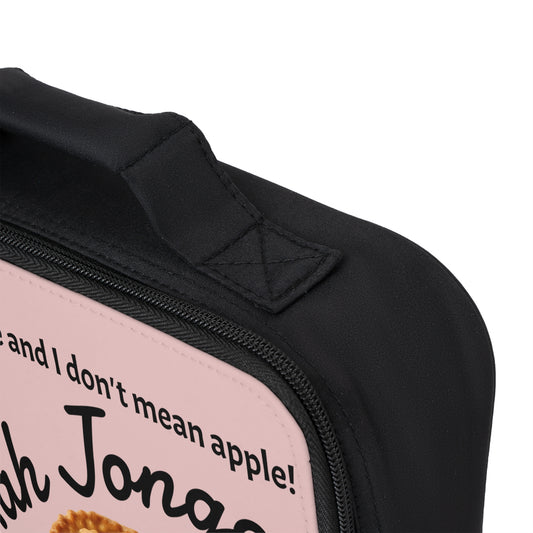 Pink Mah Jong Pie Lunch Bag | I brought my pie and I don't mean apple -- Insulated Lunch Tote
