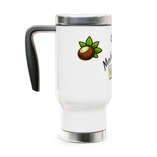 Ohio Mah Jongg travel mug | 14oz stainless steel travel mug with handle